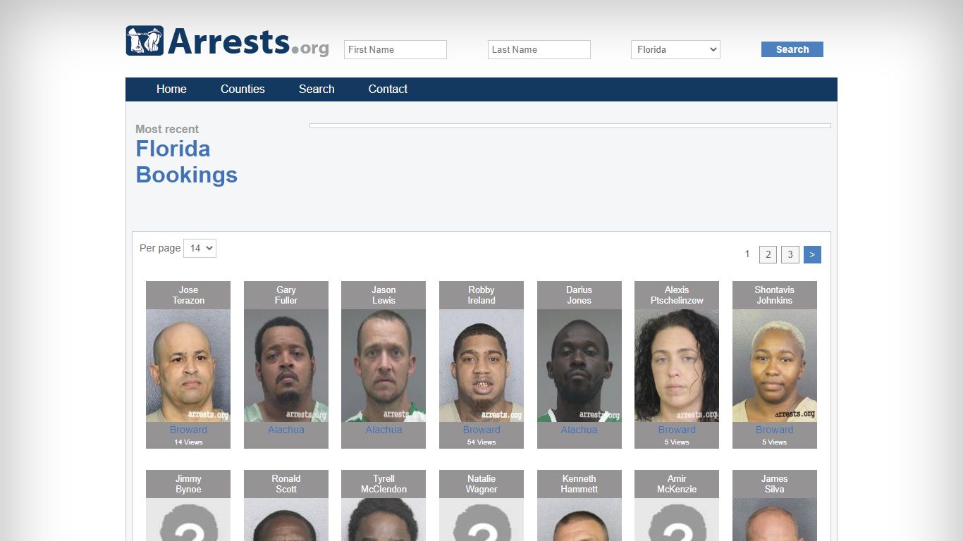 Florida Arrests and Inmate Search